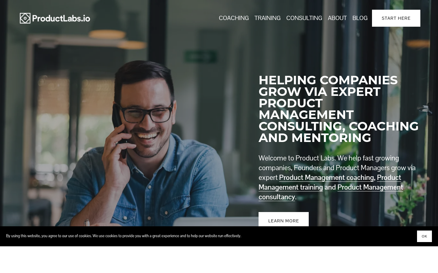 Product Labs website